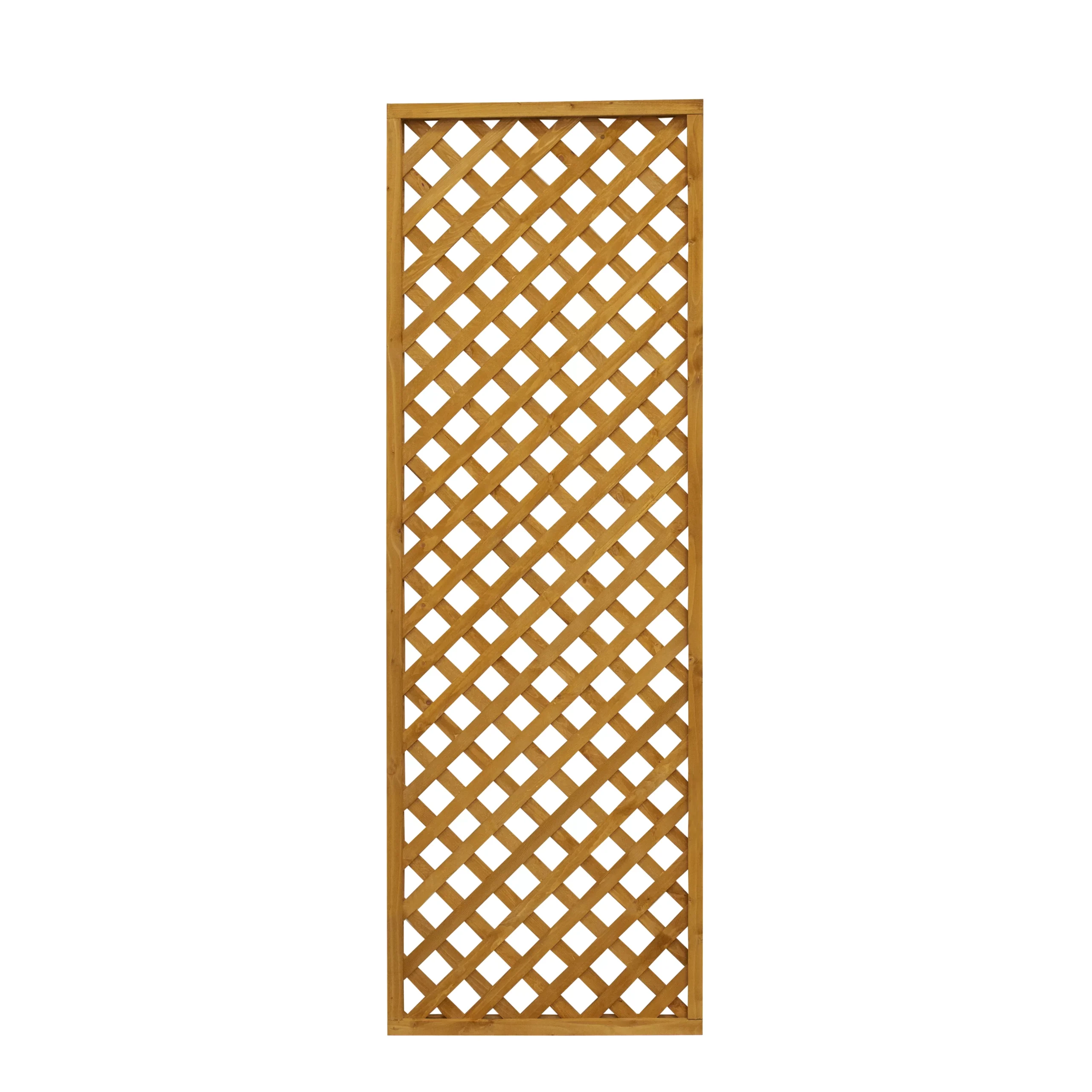 2ft Diamond Lattice Pine Trellis Panel, Pack Of 3 (W)183cm X (H)61cm 5 2ft Diamond Lattice Pine Trellis Panel, Pack Of 3 (W)183cm X (H)61cm - Image 3