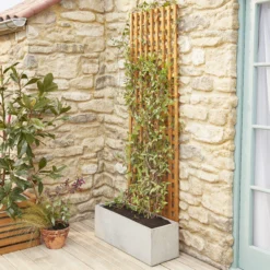 6ft Pine Trellis Panel (W)122cm X (H)183cm -Hozelock Shop 6ft pine trellis panel w 122cm x h 183cm3663602430636 04bq