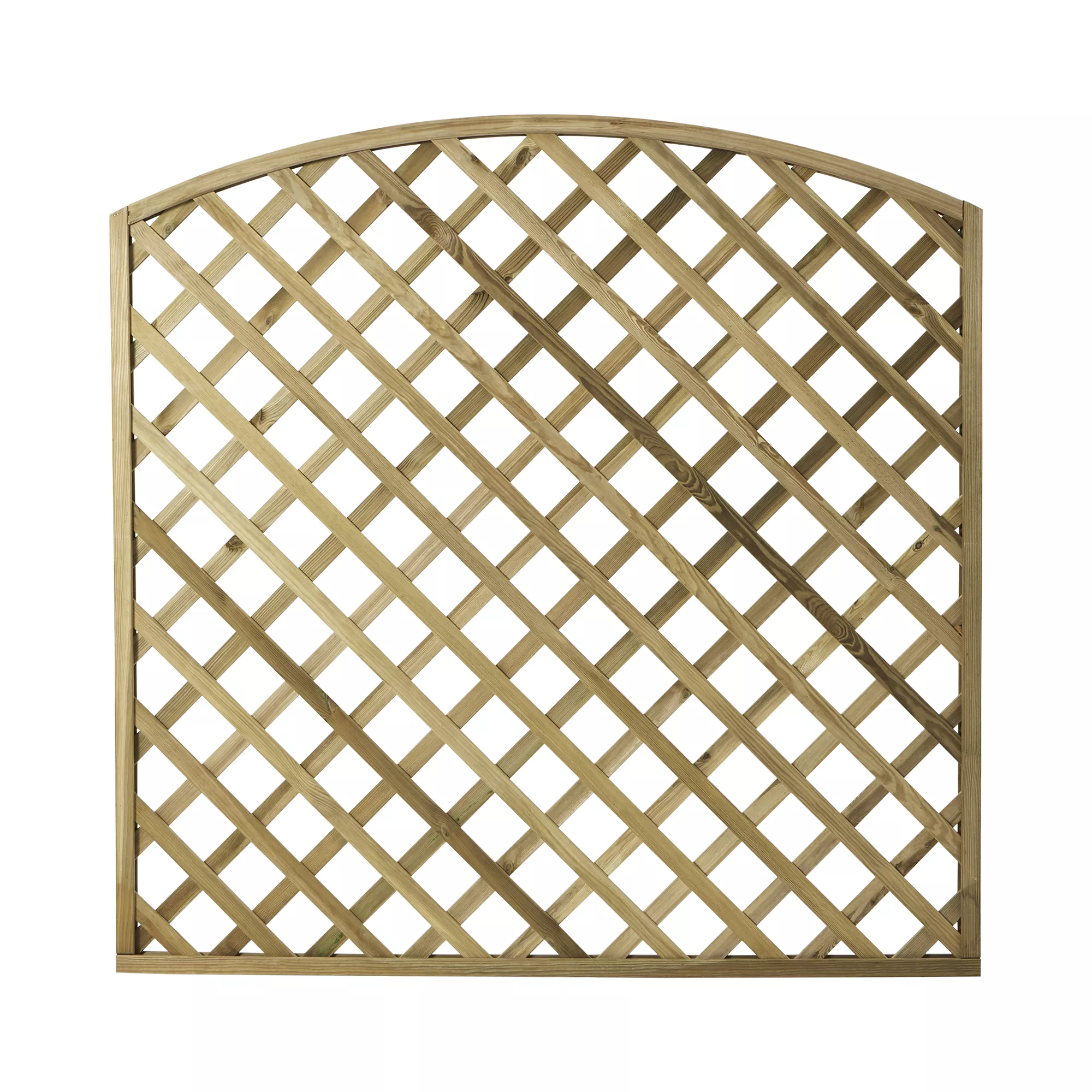 Arched Pine Trellis Panel (W)180cm X (H)180cm 3 Arched Pine Trellis Panel (W)180cm X (H)180cm
