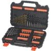Black+Decker 109 Piece Mixed Drill & Screwdriver Bit Set -Hozelock Shop black decker 109 piece mixed drill screwdriver bit set5035048087275 01c bq