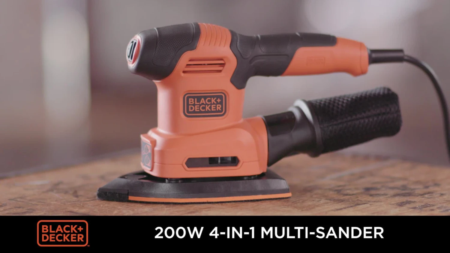 Black+Decker 200W Corded Multi Sander 4 Black+Decker 200W Corded Multi Sander - Image 2