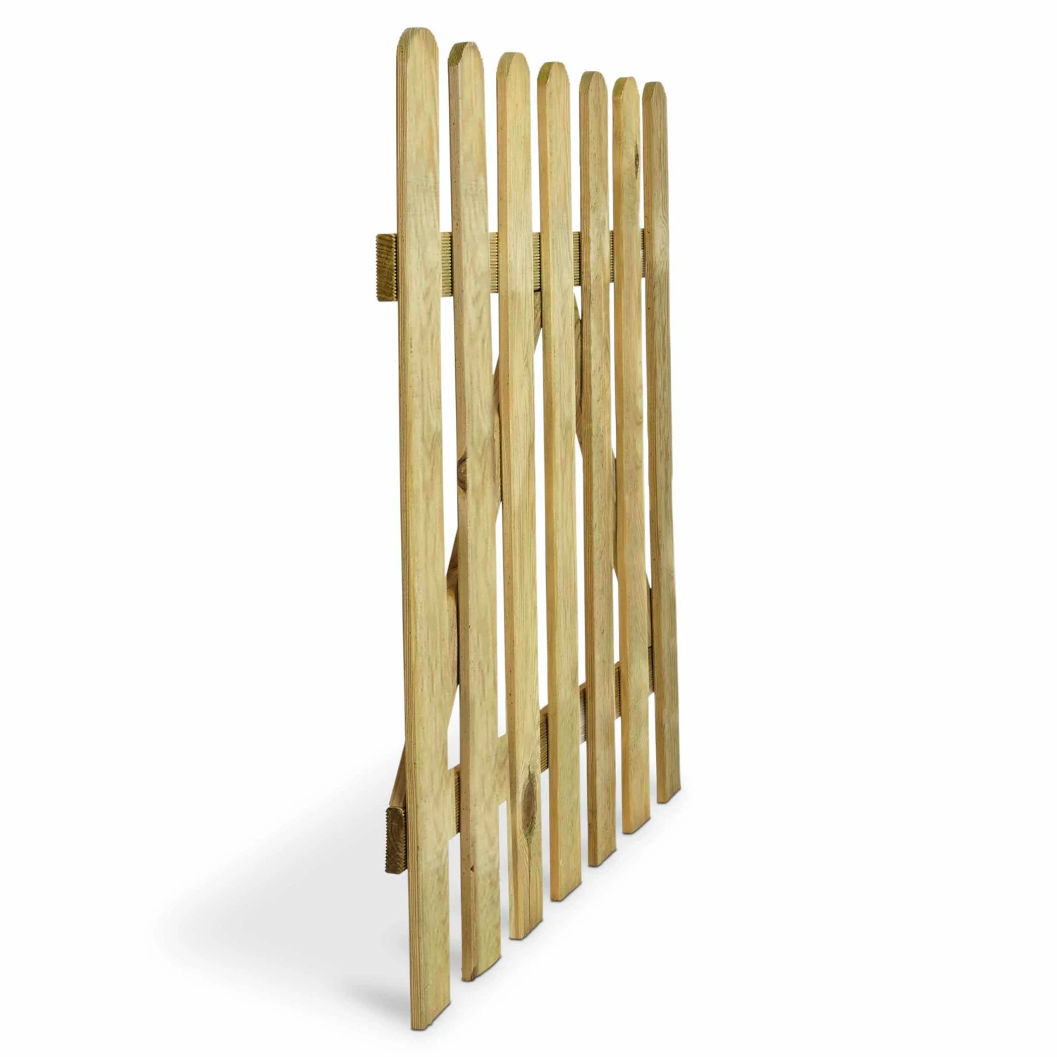 Blooma Mekong Wood Round Top Gate, (H)1m (W)1m 5 Blooma Mekong Wood Round Top Gate, (H)1m (W)1m - Image 3