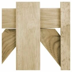 Blooma Mekong Wood Round Top Gate, (H)1m (W)1m 10 Blooma Mekong Wood Round Top Gate, (H)1m (W)1m -Hozelock Shop blooma mekong wood round top gate h 1m w 1m3663602942665 04bq