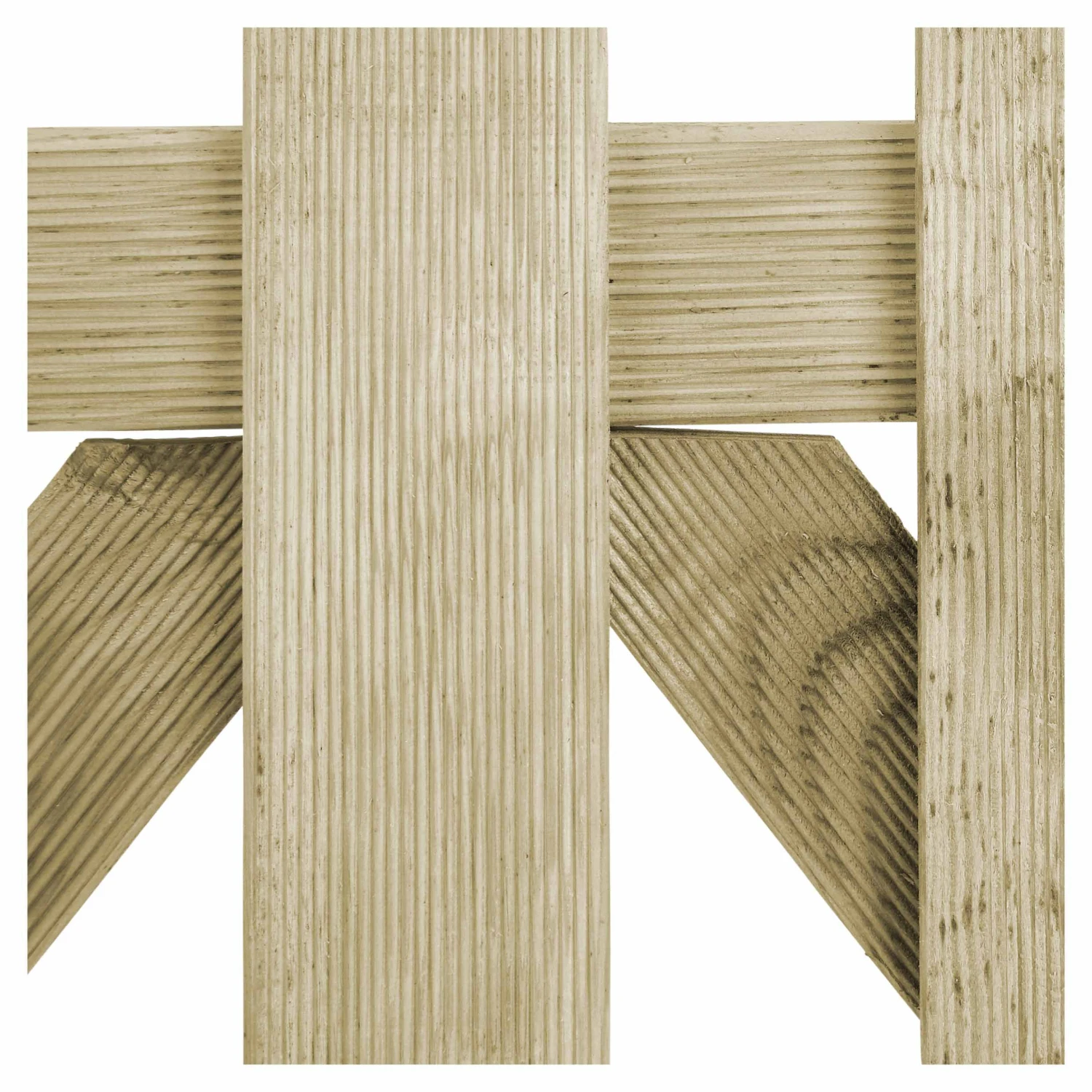 Blooma Mekong Wood Round Top Gate, (H)1m (W)1m 7 Blooma Mekong Wood Round Top Gate, (H)1m (W)1m - Image 5