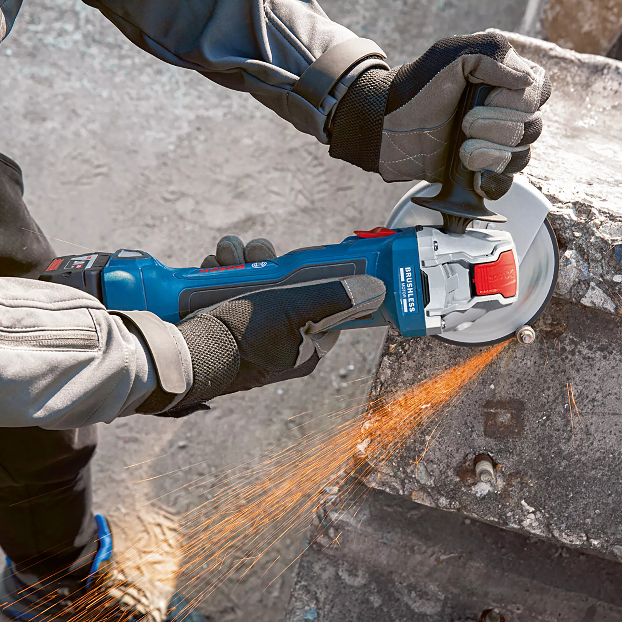 Bosch 18V Coolpack 115mm Cordless Angle Grinder GWX 18V 115MM - Bare Unit 4 Bosch 18V Coolpack 115mm Cordless Angle Grinder GWX 18V 115MM - Bare Unit - Image 2