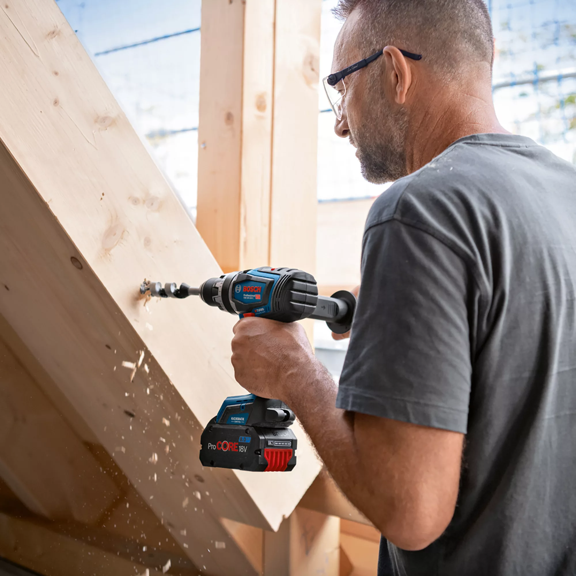 Bosch 18V Coolpack Cordless Combi Drill GSB 18V 150C - Bare Unit 4 Bosch 18V Coolpack Cordless Combi Drill GSB 18V 150C - Bare Unit - Image 2
