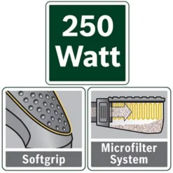 Bosch 250W Corded Random Orbit Sander PSS 250 AE -Hozelock Shop bosch 250w corded random orbit sander pss 250 ae3165140337540 01t