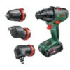 Bosch 3 Attachment 18V 1 X 2.5Ah Li-ion Cordless Combi Drill Advanced Impact 18