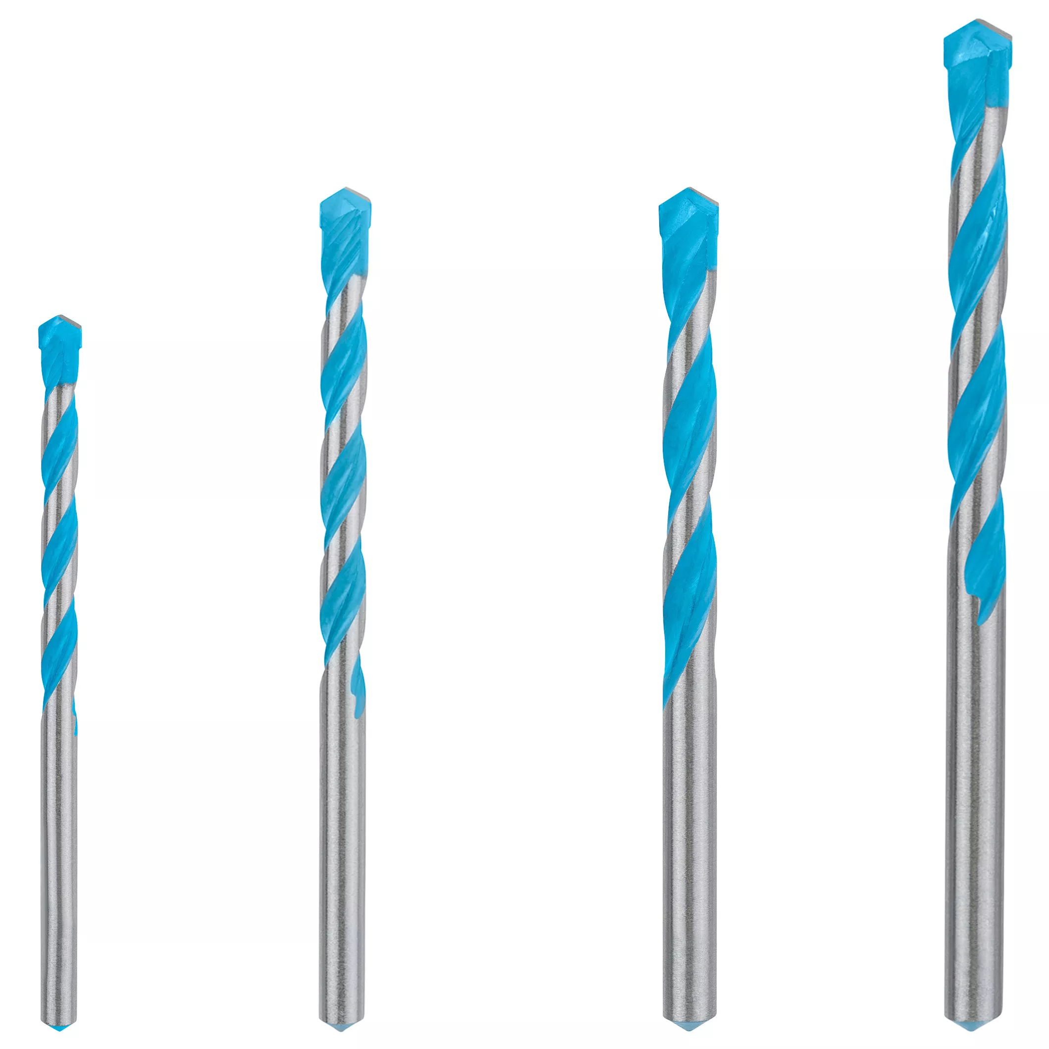 Bosch 4 Piece Straight Multi-purpose Drill Bit Set 3 Bosch 4 Piece Straight Multi-purpose Drill Bit Set