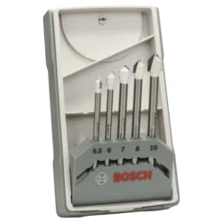 Bosch 5 Piece Tile Drill Bit Set -Hozelock Shop bosch 5 piece tile drill bit set3165140599863 02c bq