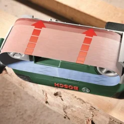 Bosch 710W 230V Corded Belt Sander PBS 75 A -Hozelock Shop bosch 710w 230v corded belt sander pbs 75 a3165140633178 02i