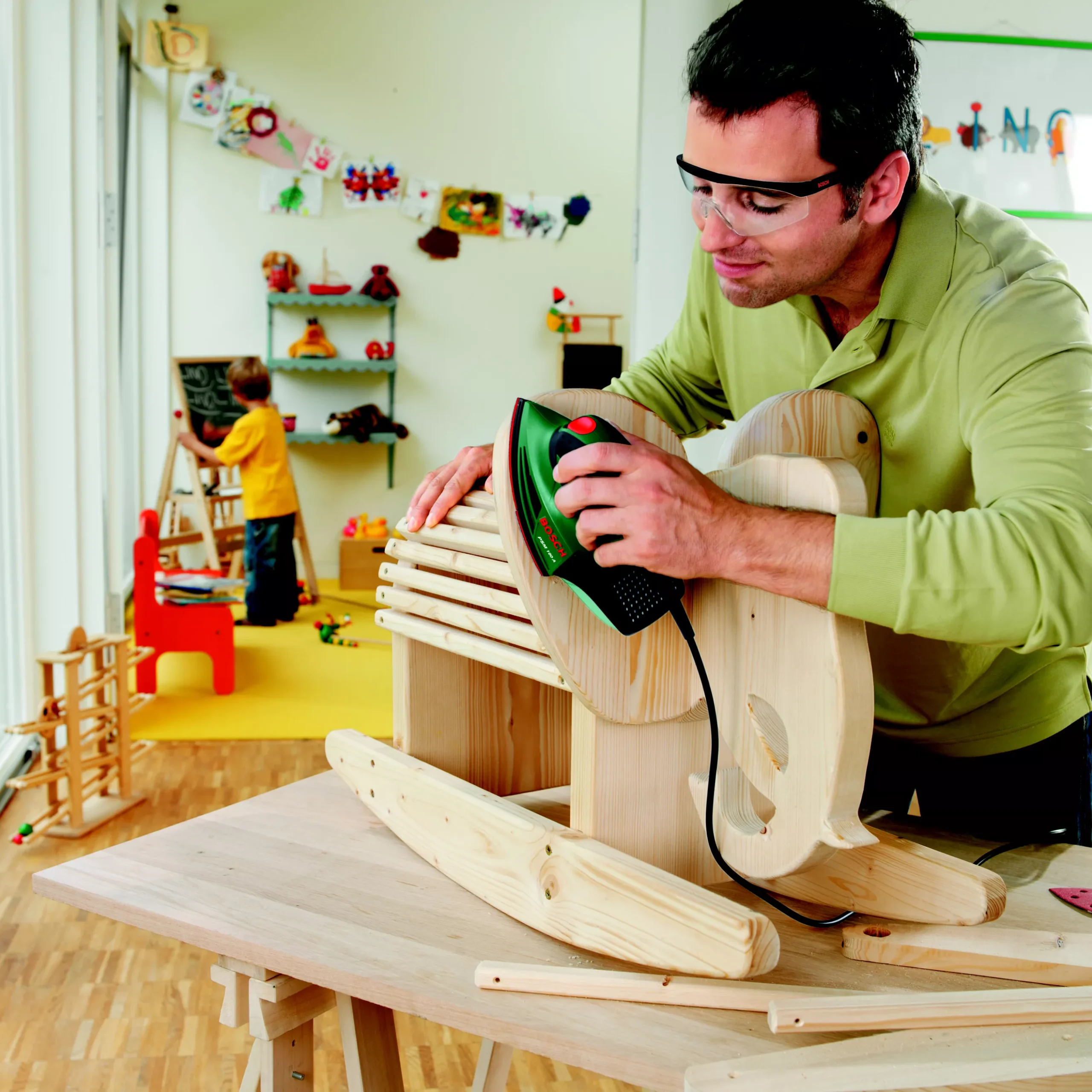 Bosch 80W 240V Corded Detail Sander PSM 8100A 4 Bosch 80W 240V Corded Detail Sander PSM 8100A - Image 2