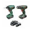 Bosch Power 4 All 18V 2 X 1.5Ah Li-ion Cordless Combi Drill & Impact Driver -Hozelock Shop bosch power 4 all 18v 2 x 1 5ah li ion cordless combi drill impact driver4053423229325 01c bq