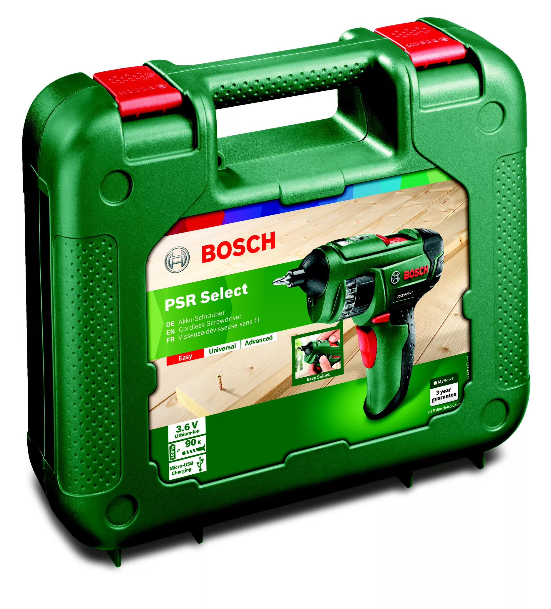 Bosch PSR Select 3.6V 1.5Ah Li-ion Cordless Screwdriver 4 Bosch PSR Select 3.6V 1.5Ah Li-ion Cordless Screwdriver - Image 2