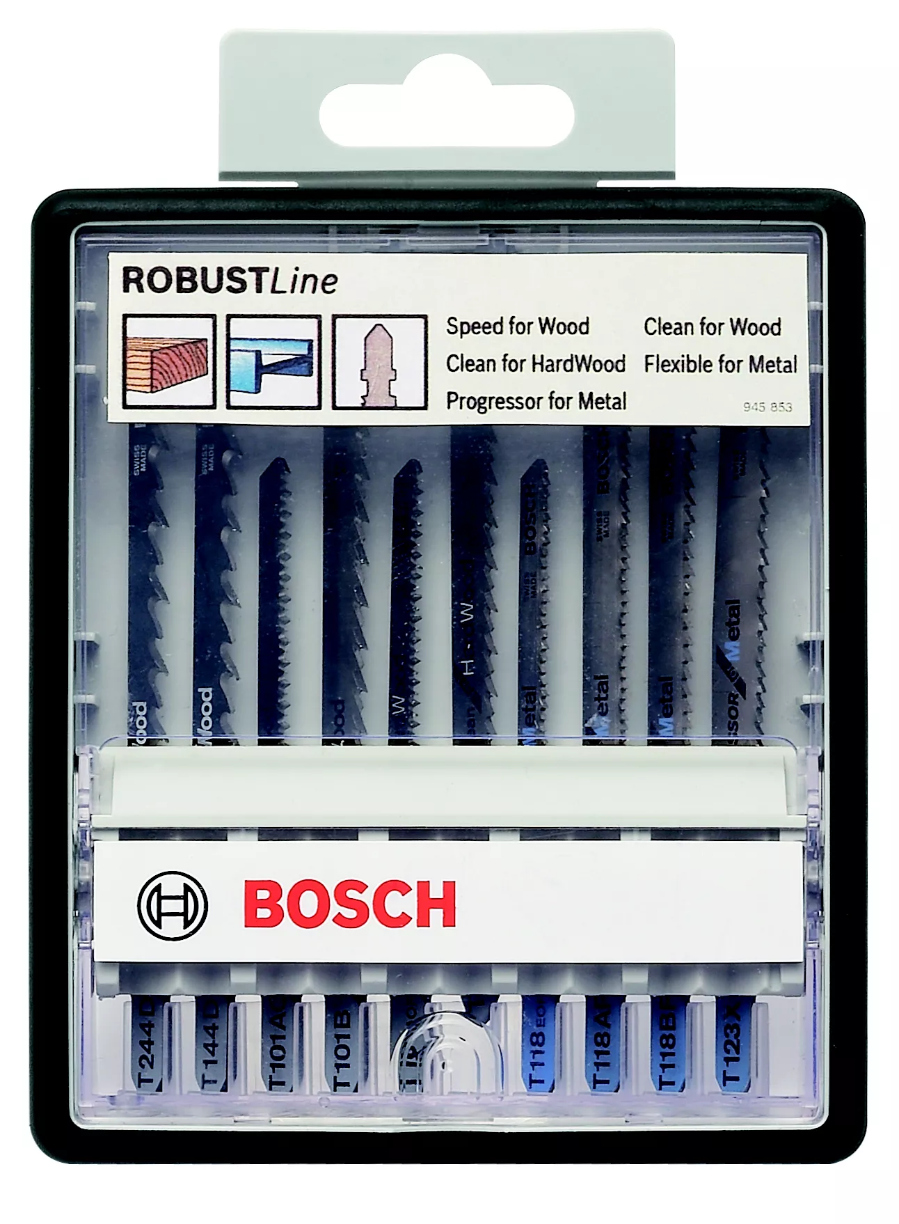 Bosch Robust Line Wood & Metal T-shank 10 Piece Jigsaw Blade 4 Bosch Robust Line Wood & Metal T-shank 10 Piece Jigsaw Blade - Image 2