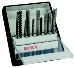 Bosch Robust Line Wood & Metal T-shank 10 Piece Jigsaw Blade