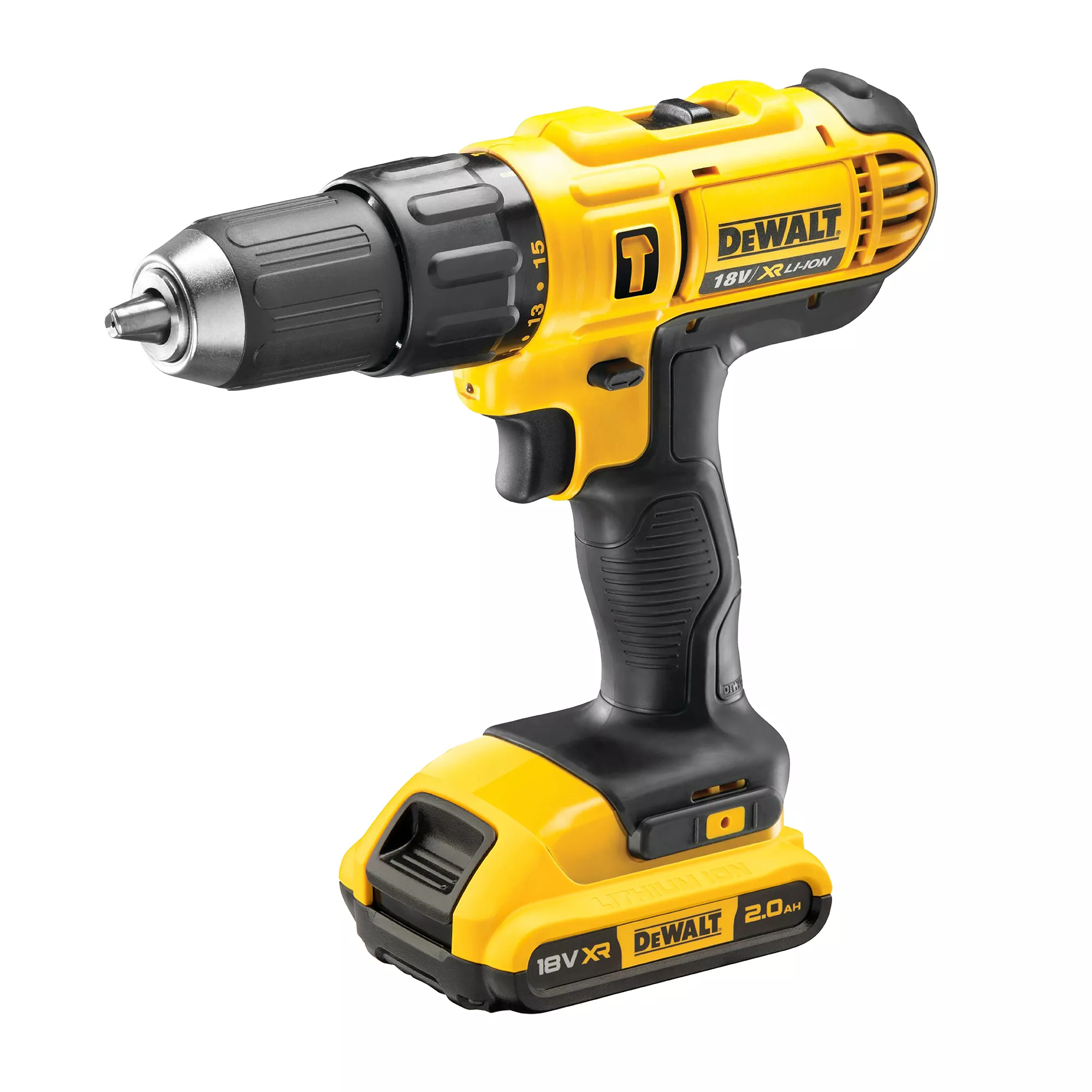 DeWalt 18V 1 X 2.0Ah Li-ion Brushed Cordless Combi Drill DCD776D1T- GB 4 DeWalt 18V 1 X 2.0Ah Li-ion Brushed Cordless Combi Drill DCD776D1T- GB - Image 2