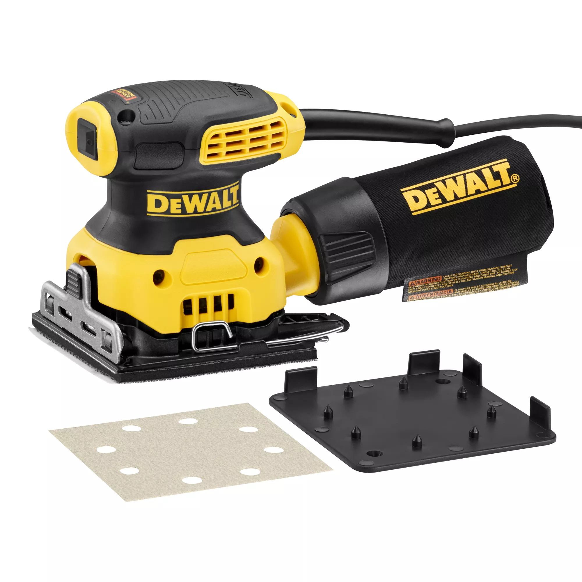 DeWalt 230W 240V Corded 1/4 Sheet Sander DWE6411-GB 4 DeWalt 230W 240V Corded 1/4 Sheet Sander DWE6411-GB - Image 2