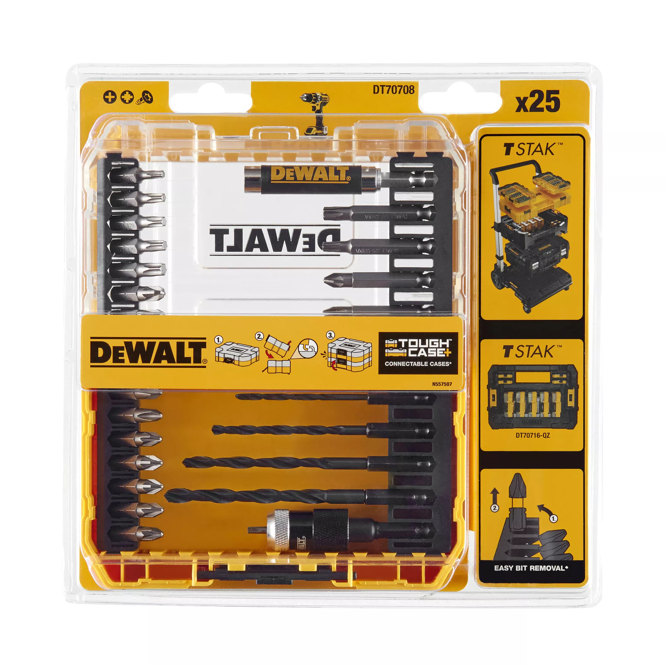 DeWalt 25 Piece Hex Mixed Drill & Screwdriver Bit Set 5 DeWalt 25 Piece Hex Mixed Drill & Screwdriver Bit Set - Image 3