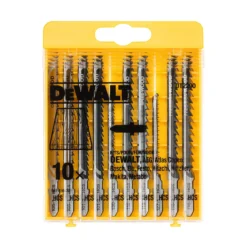 DeWalt Bayonet 10 Piece Jigsaw Blade Set DT2290-QZ -Hozelock Shop dewalt bayonet 10 piece jigsaw blade set dt2290 qz5035048061077 05c bq