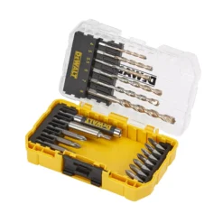 DeWalt Mixed Set 19 Piece Straight Masonry Drill & Screwdriver Bit Set