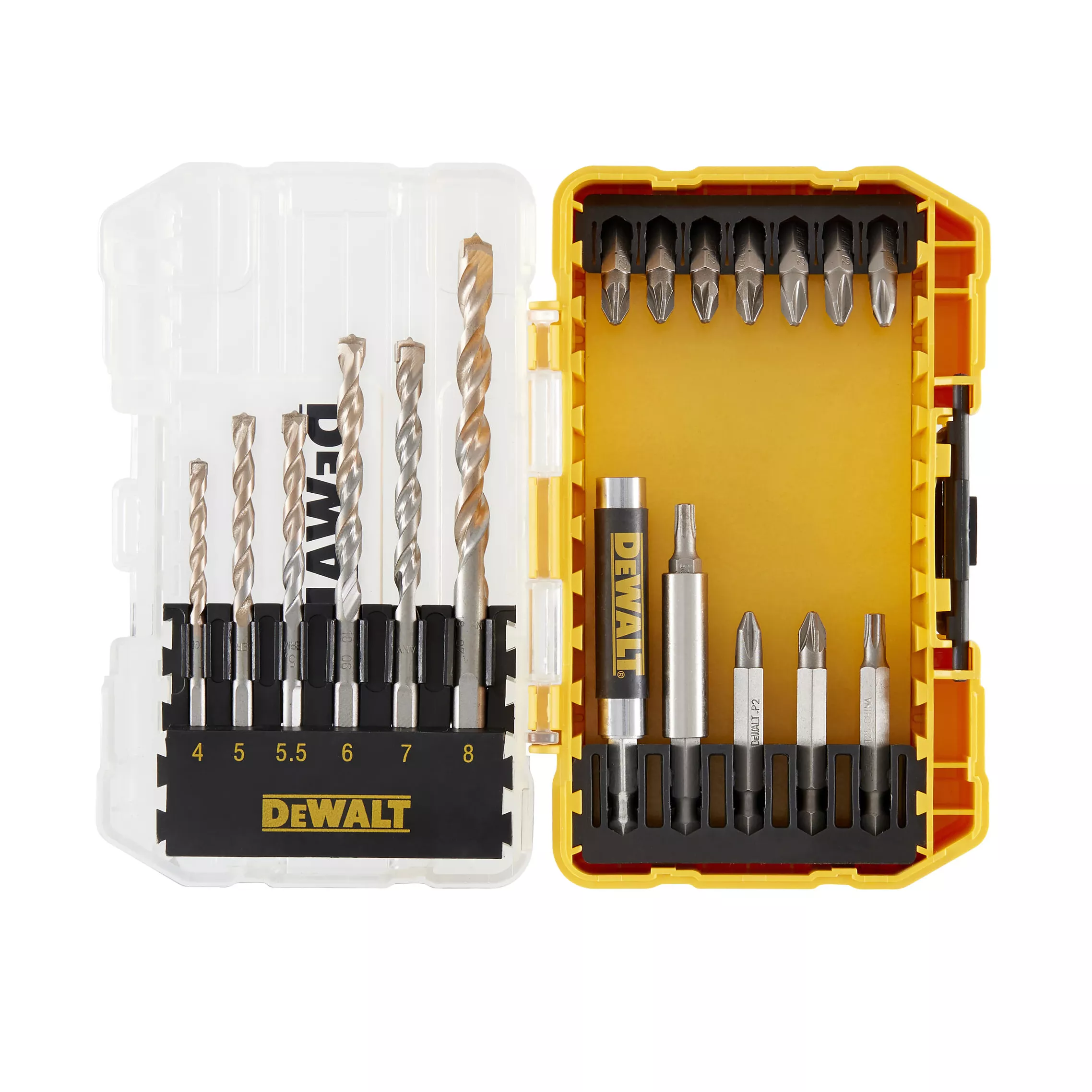 DeWalt Mixed Set 19 Piece Straight Masonry Drill & Screwdriver Bit Set 5 DeWalt Mixed Set 19 Piece Straight Masonry Drill & Screwdriver Bit Set - Image 3