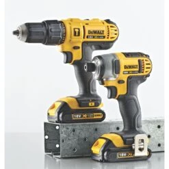 DeWalt XR 2 X 1.5Ah Li-ion Cordless Combi Drill & Impact Driver DCZ298S2T-BQGB -Hozelock Shop dewalt xr 2 x 1 5ah li ion cordless combi drill impact driver dcz298s2t bqgb5054905282929 01c