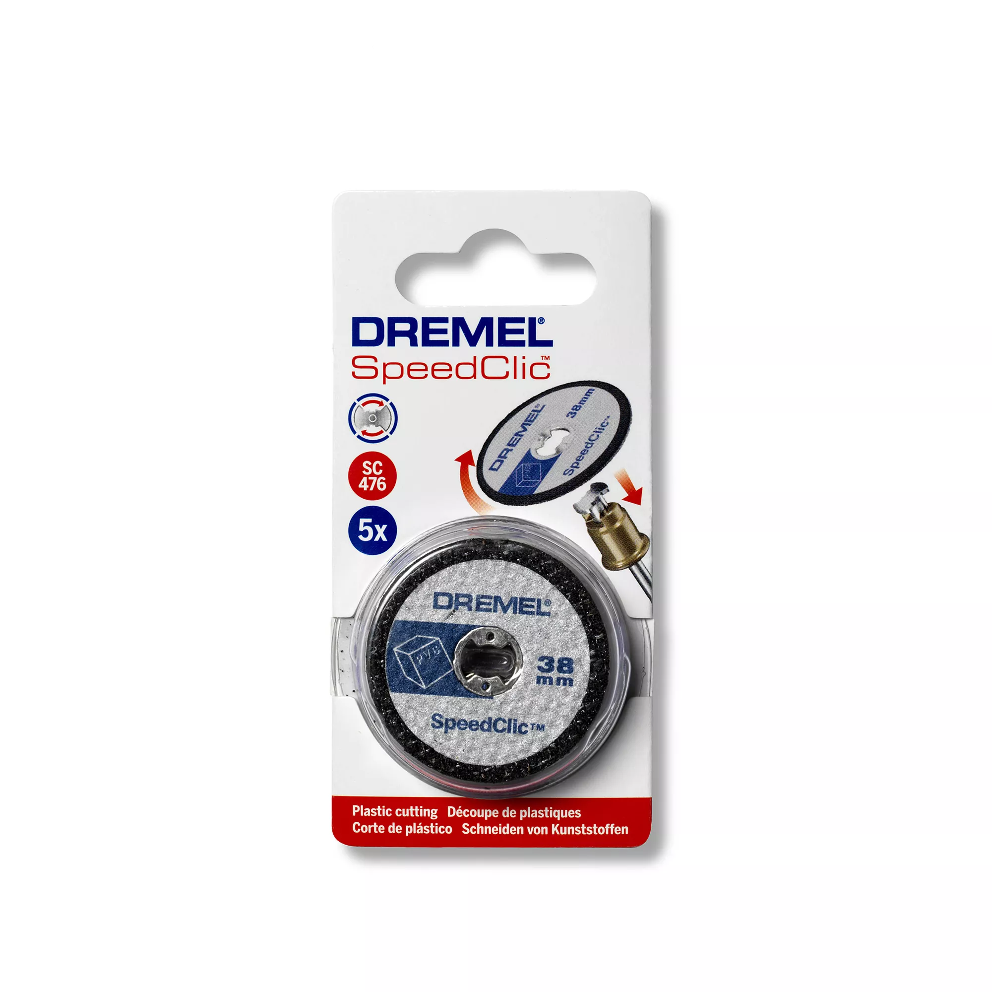 Dremel EZ SpeedClic Cutting Disc 38mm X 3.2mm, Pack Of 5 5 Dremel EZ SpeedClic Cutting Disc 38mm X 3.2mm, Pack Of 5 - Image 3