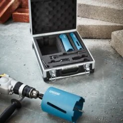 Erbauer 1 Piece Diamond Core Drill Set -Hozelock Shop erbauer 1 piece diamond core drill set05320363 02i bq