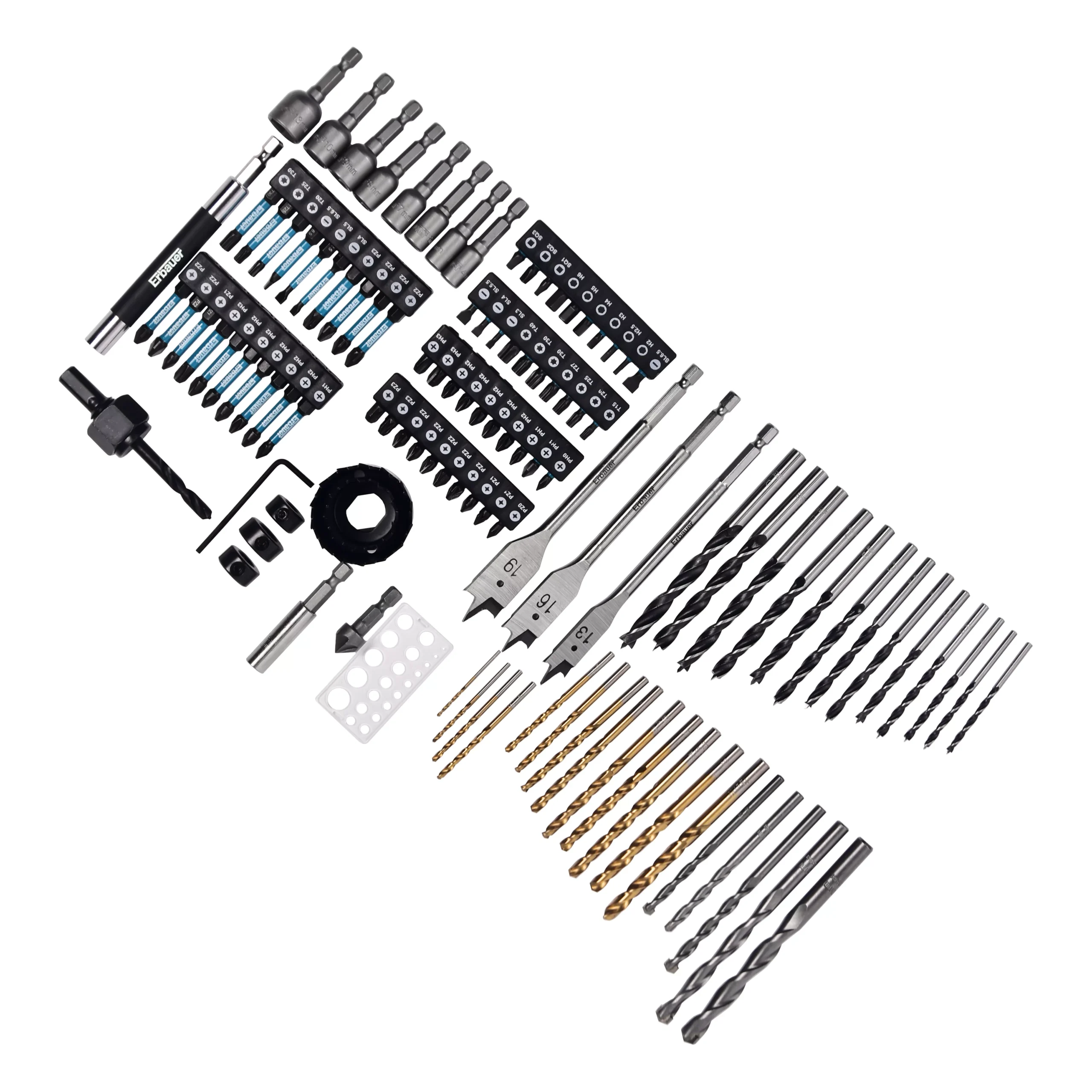 Erbauer 113 Piece Multi-purpose Drill Bit Set 4 Erbauer 113 Piece Multi-purpose Drill Bit Set - Image 2