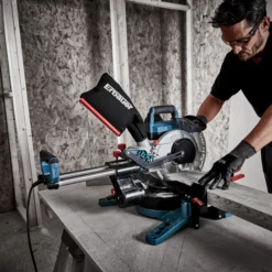 Erbauer 1400W 220-240V 210mm Corded Sliding Mitre Saw EMIS216S -Hozelock Shop erbauer 1400w 220 240v 210mm corded sliding mitre saw emis216s3663602797234 03bq
