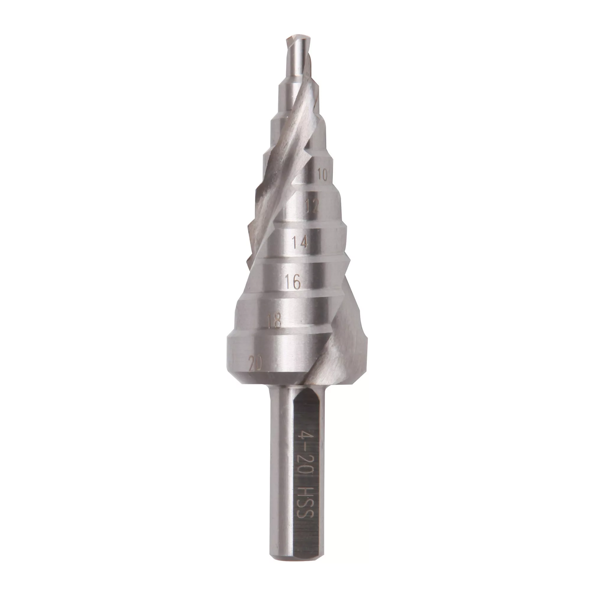 Erbauer DRA80278 Step Drill Bit (Dia)20mm 3 Erbauer DRA80278 Step Drill Bit (Dia)20mm