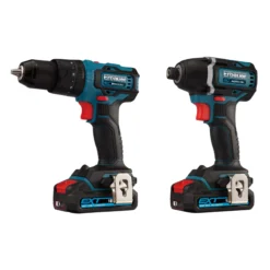 Erbauer EXT 18V 2 X 2Ah Li-ion Cordless Combi Drill & Impact Driver EID18-Li