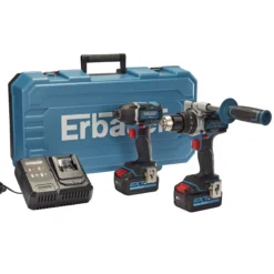 Erbauer EXT 18V 5Ah Li-ion EXT Cordless 2 Piece Power Tool Kit