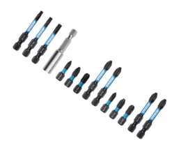 Erbauer Mixed Screwdriver Bits (L)88mm, 14 Pieces -Hozelock Shop erbauer mixed screwdriver bits l 88mm 14 pieces5059340334790 01c