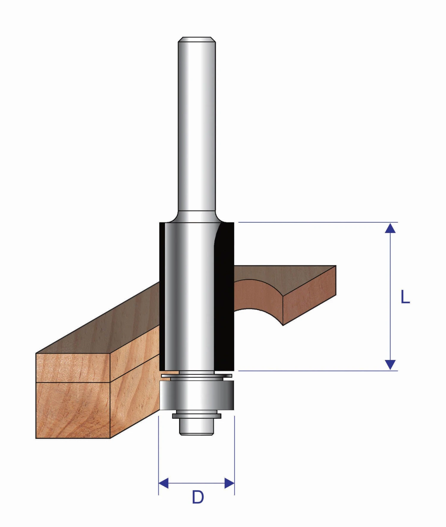 Erbauer ½" Shank 4 Piece Kitchen Fitters Router Set 4 Erbauer ½" Shank 4 Piece Kitchen Fitters Router Set - Image 2