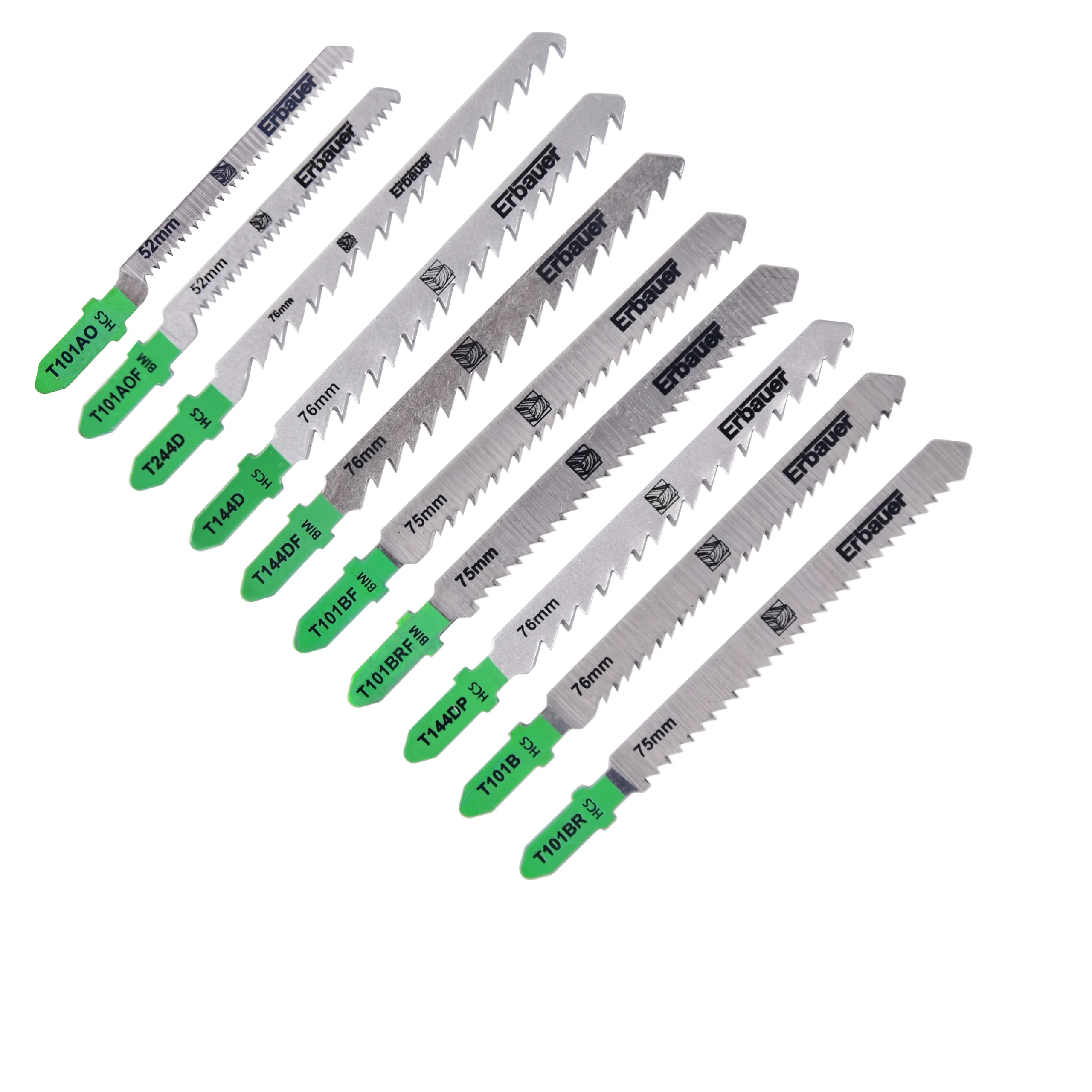 Erbauer T-shank 10 Piece Jigsaw Blade Set 4 Erbauer T-shank 10 Piece Jigsaw Blade Set - Image 2