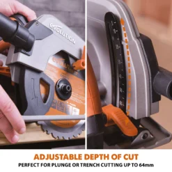Evolution 1200W 240V 185mm Corded Circular Saw R185CCSL240 -Hozelock Shop evolution 1200w 240v 185mm corded circular saw r185ccsl2400849713074065 07i BQ