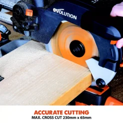 Evolution 1500W 240V 210mm Corded Sliding Mitre Saw R210SMS -Hozelock Shop evolution 1500w 240v 210mm corded sliding mitre saw r210sms0849713072184 20bq