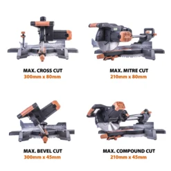 Evolution 2000W 240V 255mm Corded Sliding Mitre Saw R255SMS -Hozelock Shop evolution 2000w 240v 255mm corded sliding mitre saw r255sms0849713073716 03c BQ