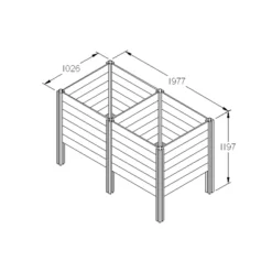Forest Garden Slot Down Composter Extension Kit 650L -Hozelock Shop forest garden slot down composter extension kit 650l5013053133545 01t