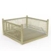 Forest Garden Softwood Decking Kit, X3 Balustrade (L) 1.31m X (W) 2.46m -Hozelock Shop forest garden softwood decking kit x3 balustrade l 1 31m x w 2 46m5013053192337 01c