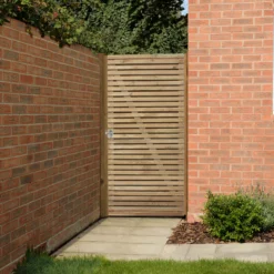 Forest Garden Wood Garden Gate, (H)1.8m (W)0.9m -Hozelock Shop forest garden wood garden gate h 1 8m w 0 9m5013053176429 01i bq