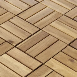 GoodHome Lempa Brown Acacia Clippable Deck Tile (L)0.3m (W)300mm (T)24mm, Pack Of 4 -Hozelock Shop goodhome lempa brown acacia clippable deck tile l 0 3m w 300mm t 24mm pack of 45059340066035 36c
