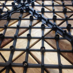 GoodHome Lempa Brown Acacia Clippable Deck Tile (L)0.3m (W)300mm (T)24mm, Pack Of 4 -Hozelock Shop goodhome lempa brown acacia clippable deck tile l 0 3m w 300mm t 24mm pack of 45059340066035 38c