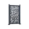 GoodHome Neva Aluminium Leaf Gate, (H)1.7m (W)0.93m -Hozelock Shop goodhome neva aluminium leaf gate h 1 7m w 0 93m3663602759898 02c