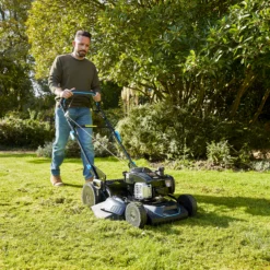 Mac Allister MLMP550SP46-M&S 140cc Petrol Rotary Lawnmower -Hozelock Shop mac allister mlmp550sp46 m s 140cc petrol rotary lawnmower5059340124506 02i
