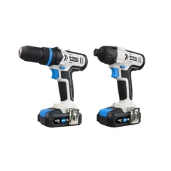 Mac Allister Solo 18V 2.0Ah Li-ion EXT Cordless 2 Piece Power Tool Kit MCD18-Li-2 / MID18-Li