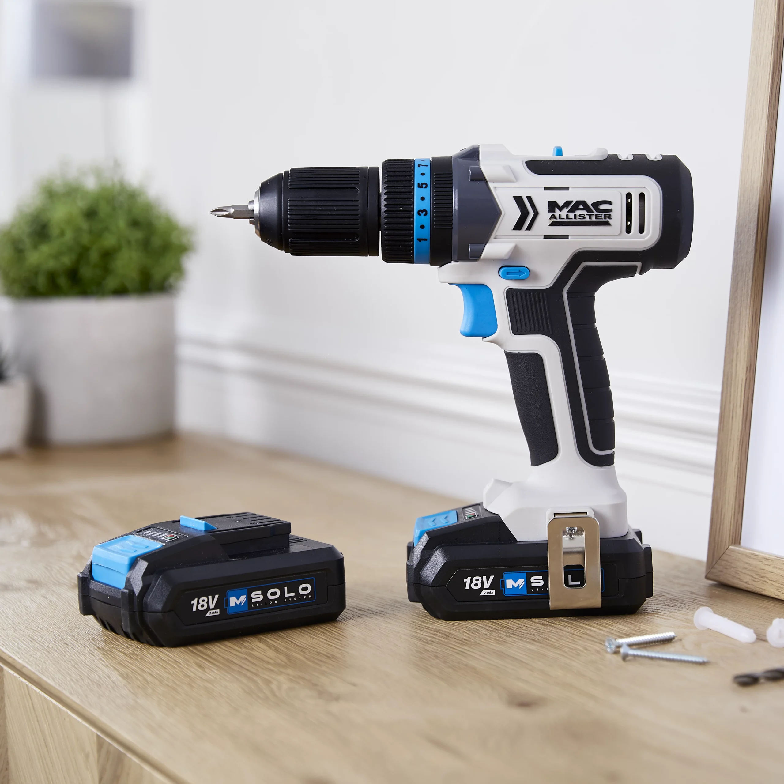 Mac Allister Solo 18V 2 X 2.0Ah Li-ion Brushed Cordless Combi Drill MCD18-Li-2 6 Mac Allister Solo 18V 2 X 2.0Ah Li-ion Brushed Cordless Combi Drill MCD18-Li-2 - Image 4