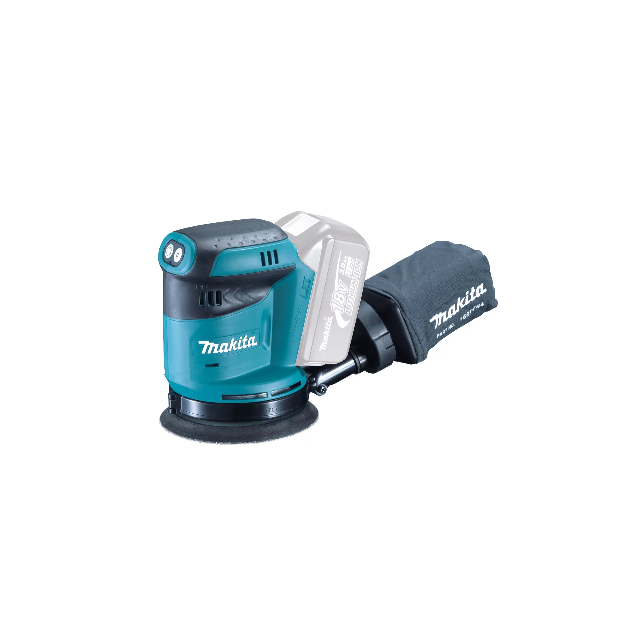 Makita 18V 123mm LXT Cordless Random Orbit Sander DBO180Z - Bare Unit 3 Makita 18V 123mm LXT Cordless Random Orbit Sander DBO180Z - Bare Unit
